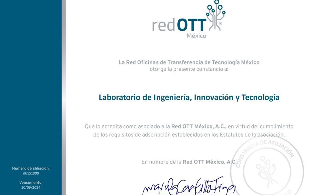 Grupo Educativo oficialmente miembro de Red OTT México