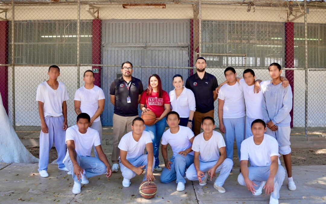 Club Panteras ofreció Clínica deportiva en el centro de internamiento para adolescentes de Mexicali