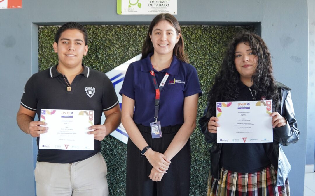 Alumnos de preparatoria avanzan a etapa nacional de INFOMATRIX 2026