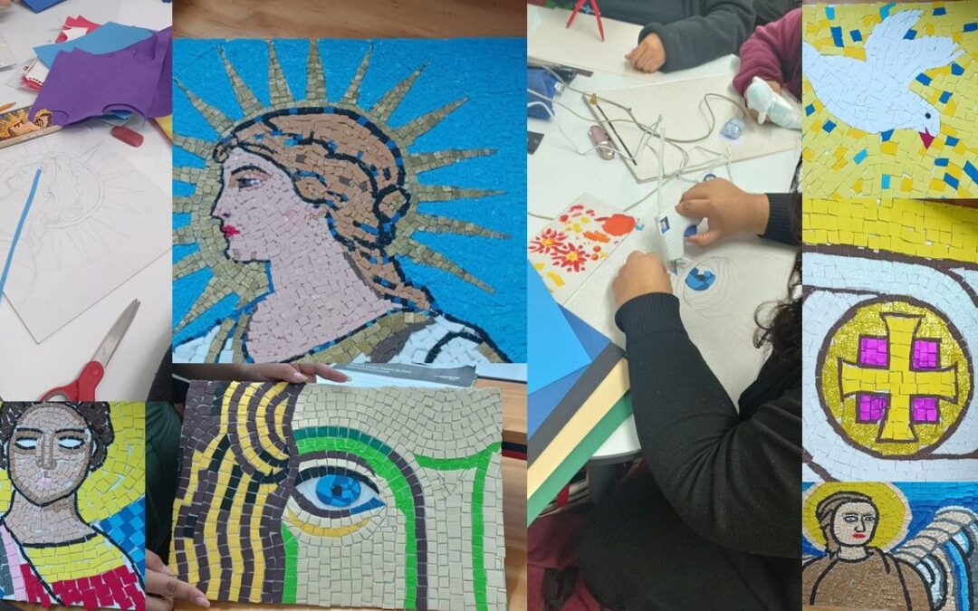 Practicando en el Arte Bizantino y Paleocristiano