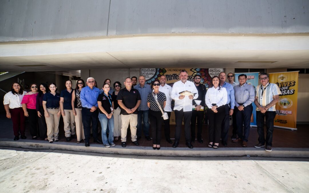 Inauguración del mural “Ponte Trucha” en la Facultad de Ingeniería de la UABC