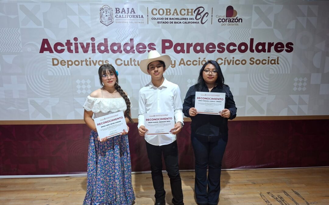 REPRESENTAN CON TALENTO Y ORGULLO EN EL «CONCURSO ESTATAL DE CANTO INTERCOBACH 2026»