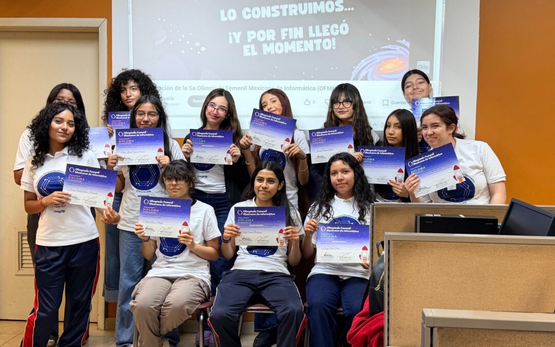 Participa alumna Sofía Cisneros en la 5ª Olimpiada Femenil Mexicana de
Informática