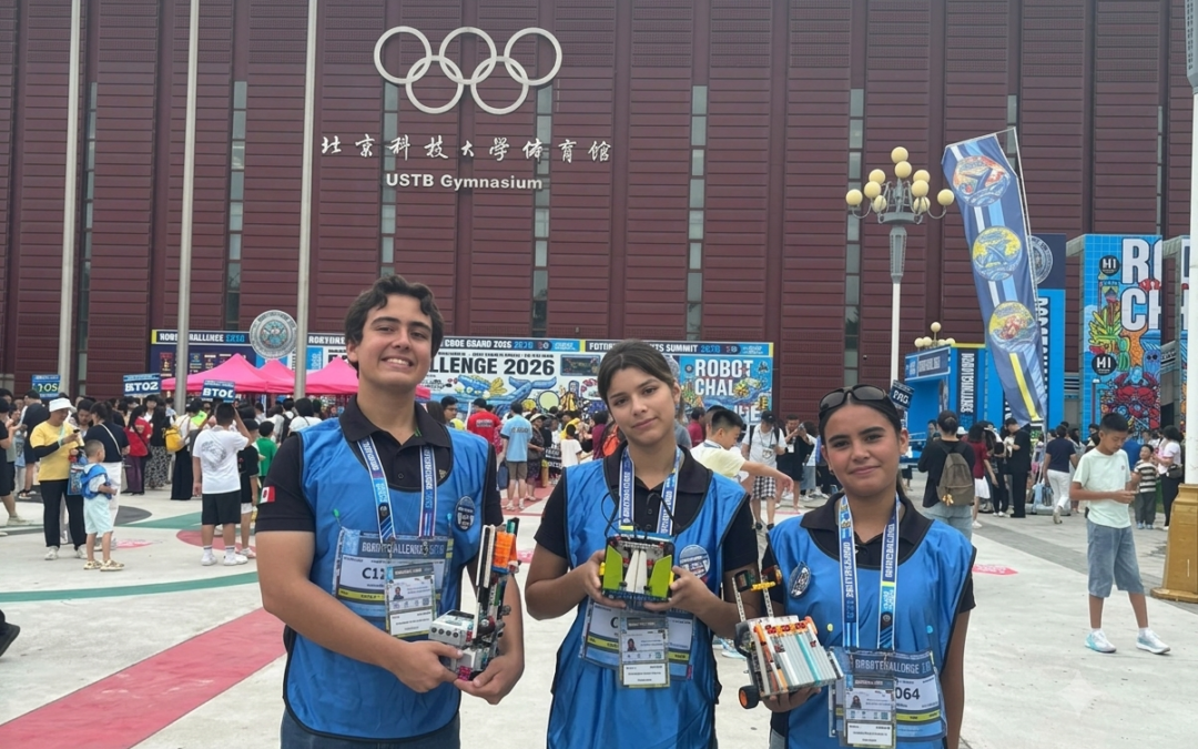 Destacan en mundial de robótica en China 
estudiantes de Preparatoria 16 de Septiembre